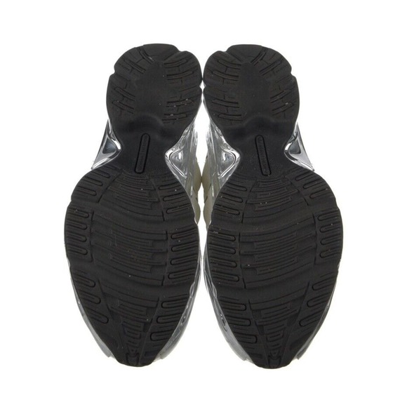 USED Adidas x Raf Simons Ozweego Metallic Mirrored Silver Cream Sz 7.5‎ EE7945